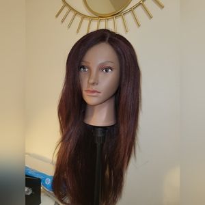 Long kinky straight wig